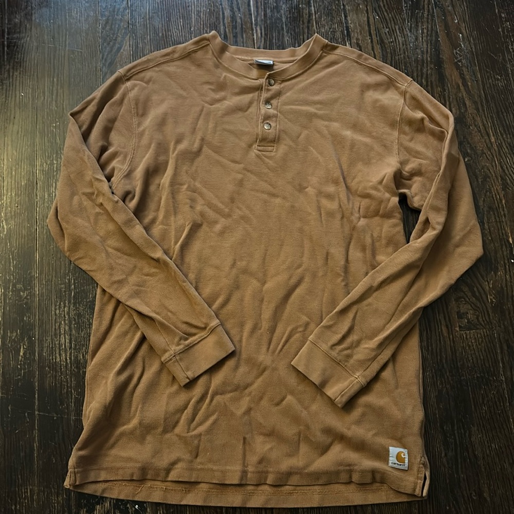 Men’s Carhartt Long Sleeve Henley Shirt